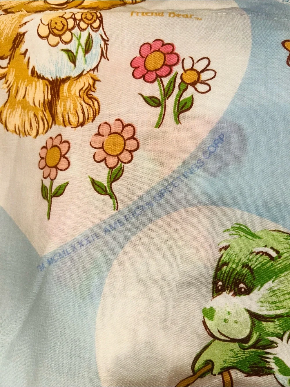 Vintage 80’s Carebears Twin sheet set